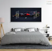 Quadro Decorativo Aston Martin F1 130x60 Moldura 2x2  - Foto 3