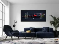 Quadro Decorativo Aston Martin F1 130x60 Moldura 2x2  - Foto 5