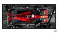 Quadro Decorativo Ferrari F1 Troca Pneus m2 130x60 Moldura 2x2  - Foto 2