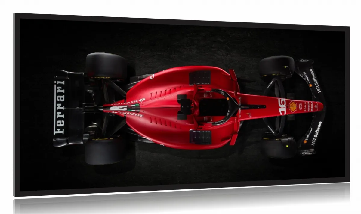 Quadro Decorativo Ferrari Fórmula 1 130x60 Mol Imagem