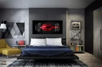 Quadro Decorativo Ferrari Fórmula 1 130x60 Mol - Foto 3