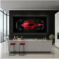 Quadro Decorativo Ferrari Fórmula 1 130x60 Mol - Foto 4