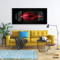 Quadro Decorativo Ferrari Fórmula 1 130x60 Mol - Foto 7