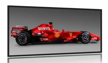 Quadro Decorativo Ferrari Fórmula 1 130x60 Moldura 2x2