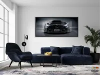 Quadro Decorativo Mercedes Carro 130x60 Moldura 2x2 - Foto 5