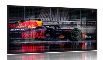 Quadro Decorativo Red Bull F1 130x60 Moldura 2x2