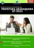 Apostila Prefeitura Araraquara SP Técnico em Contabilidade 2023