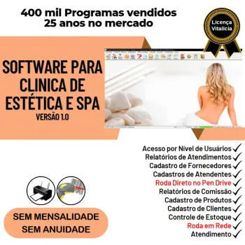 Software Clinica de Estética e SPA com Produtos v1.0 - FPQsystem