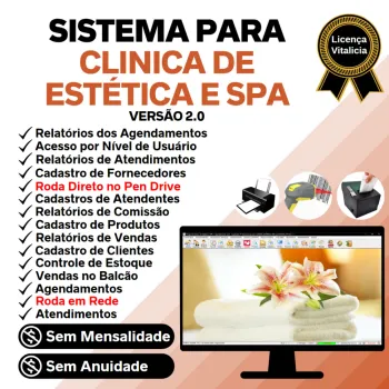 Sistema Clinica de Estética e SPA com Agendamento e Vendas v2.0 - FPQsystem