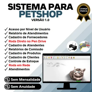 Sistema para PetShop com e Atendimento v1.0 - FpqSystem