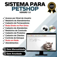 Sistema para PetShop com e Atendimento v1.0 - FpqSystem — imagem principal