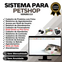 Sistema para PetShop com e Agendamento e Vendas v2.0 - FPQsystem — imagem principal