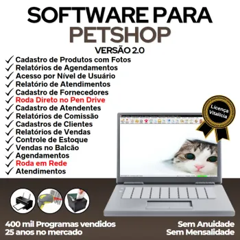 Software para PetShop com e Agendamento e Vendas v2.0 - FPQsystem