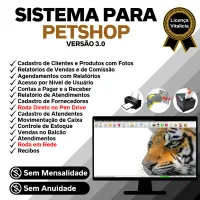 Sistema para Petshop e Agropecuária com Agendamento, Vendas e Financeiro v3.0 - FPQsystem — imagem principal