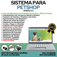 Sistema para Petshop com Agendamento, Vendas e Financeiro v5.0 Plus + WhatsApp - FPQsystem — imagem principal