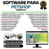 Software para Petshop com Agendamento, Vendas e Financeiro v5.0 Plus + WhatsApp - FPQsystem — imagem principal