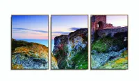 Quadro Decorativo Montanhas Paisagem 120x60 com moldura filete - Foto 6