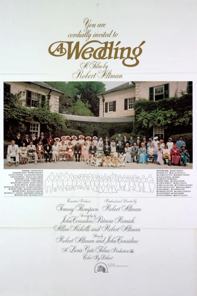 Cerimônia de Casamento (1978) Robert Altman DVD - legendas em português