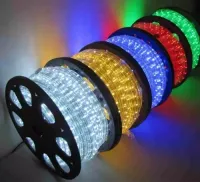 Mangueira Luminosa LED Redonda Rolo 100mts branca quente - Foto 4