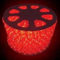 Mangueira Luminosa LED Redonda Rolo 100mts vermelho - Foto 3