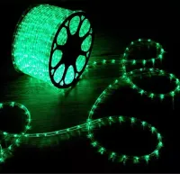 Mangueira Luminosa LED Redonda Rolo 100mts verde - Foto 2