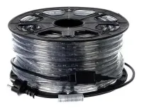 Mangueira Luminosa LED Redonda Rolo 100mts branca fria 10mm - Foto 4