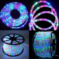 Mangueira Luminosa LED Redonda Rolo 100mts colorida - Foto 2