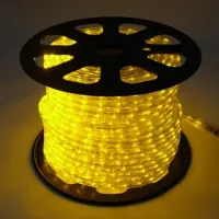 Mangueira Luminosa LED Redonda Rolo 100mts amarela - Foto 3