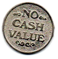 Ficha No Cash Value - 23mm - Foto 2