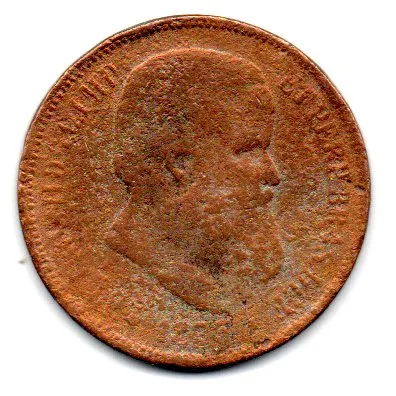 1873 - 40 Réis - Moeda Brasil Império - UTG