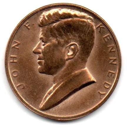 Medalha John F. Kennedy - Inaugurated President - 39mm