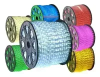 Mangueira Luminosa LED Redonda Rolo 100mts AZUL 13mm - Foto 7