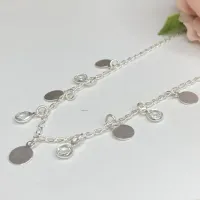 Colar de Prata com Pedras - CL098