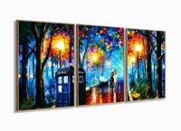 Quadro Decorativo  Sala Escritório Moderno Espaço Amor 120x60 com moldura filete