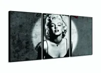 Quadro Decorativo Marilyn Moroe sala quarto 120x60 com moldura filete - Foto 3