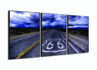 Quadro decorativo Poker - Jogo de Cartas em Tecido 120x60 3 peças com moldura filete - Foto 2