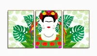 Quadro Decorativo Sala Quarto Escritório Frida Kahlo 120x60 com moldura filete - Foto 6