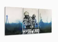 Quadro Decorativos Escape From Kortov 120x60 com moldura filete - Foto 5