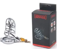 Cinto de Castidade Masculino Vazado com Anel Cadeado – 1305 - Foto 5