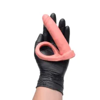 ANEL PENIANO COMPANHEIRO SEM VIBRO 12,0  X  2,5 CM BEGE - PRAZER & CIA.                                                   LIBYSEXSHOP - Foto 5