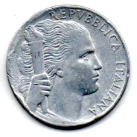 Itália - 1949 - 5 Lire - Foto 2