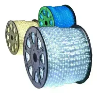 Mangueira Luminosa LED Redonda Rolo 100mts VERMELHA 13mm - Foto 7