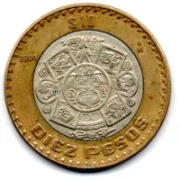 México - 2004 - 10 Pesos