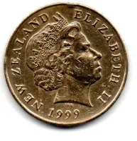 Nova Zelândia - 1999 - 2 Dollars - Polida