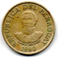 Paraguai - 1990 - 100 Guaranies - Foto 2