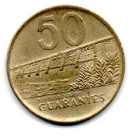 Paraguai - 1992 - 50 Guaranies - Foto 2