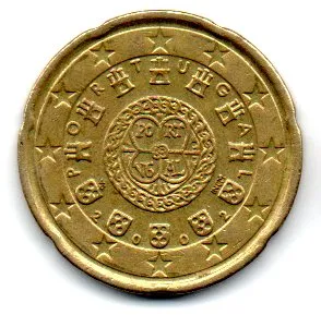 Portugal - 2002 - 20 Euro Cent