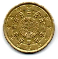 Portugal - 2002 - 20 Euro Cent