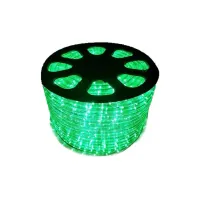 Mangueira Luminosa LED Redonda Rolo 100mts VERDE 12mm