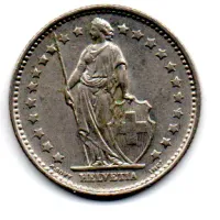 Suíça - 1969 - 1 Franc - Foto 2